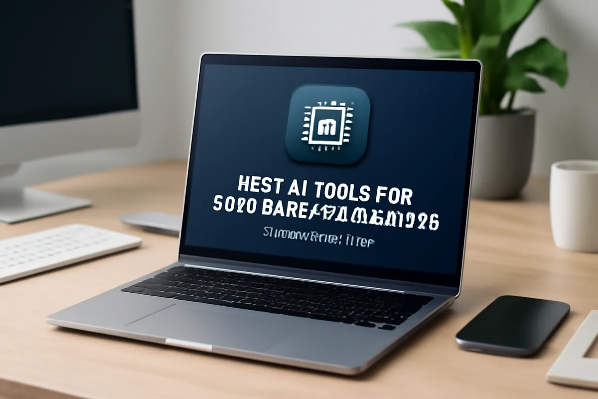 Best AI Tools for Solo SaaS Founders 2026: Complete Stack concept